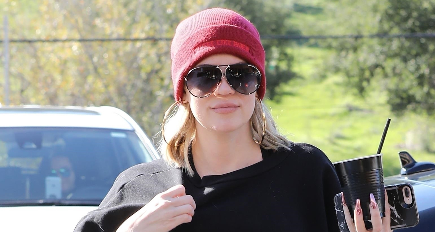 Khloe Kardashian Stops by Dermatologist Office in Calabasas Celebrity