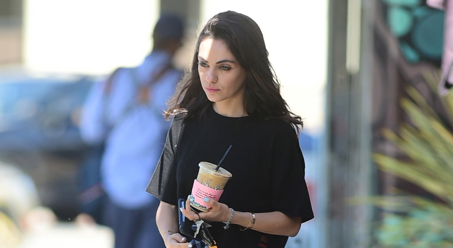 Mila Kunis Keeps It Cute & Casual for Nail Salon Trip | Mila Kunis