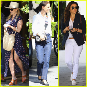 Reese Witherspoon Grabs Lunch with Natalie Portman & Eva Longoria!