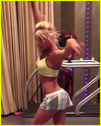 Britney Spears Dances to Michael & Janet Jackson on Instagram