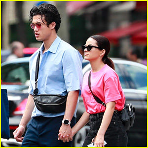 Charles Melton & Camila Mendes Couple Up For A Stroll in Paris