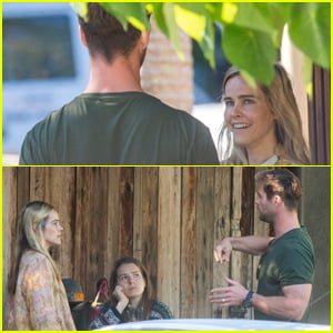 Chris Hemsworth Bumps Into Ex Isabel Lucas While Grabbing Coffee in Australia