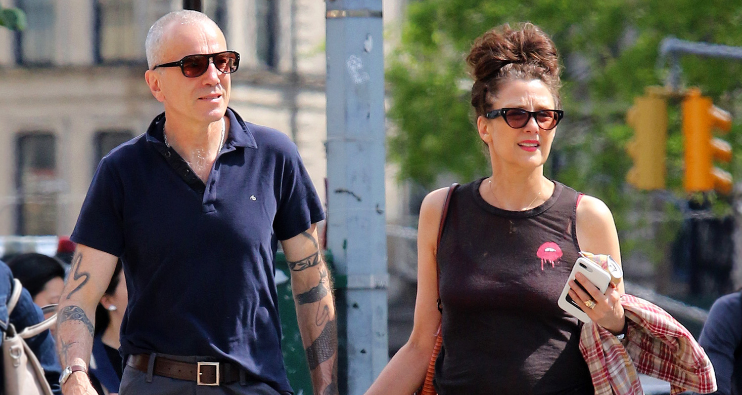Daniel Day-Lewis Makes Rare Appearance With Wife Rebecca Miller in NYC.