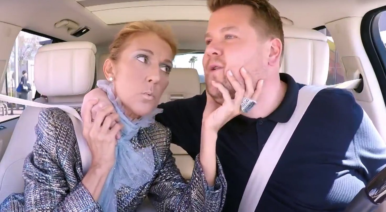 Celine Dion Does ‘Carpool Karaoke,’ Sings ‘Baby Shark,’ & Gives Away