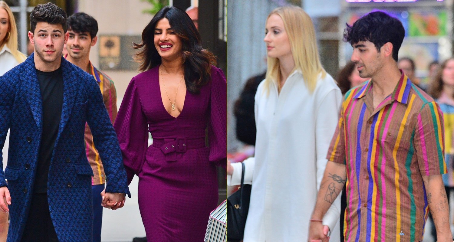 Nick Jonas & Priyanka Chopra Join Joe Jonas & Sophie Turner For