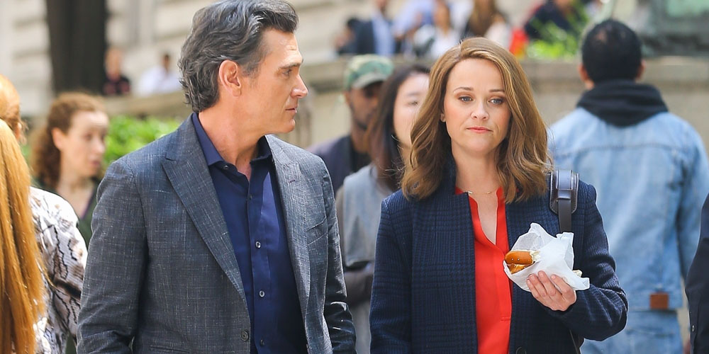 Reese Witherspoon & Billy Crudup Film ‘The Morning Show’ in NYC Billy