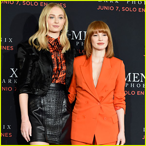Sophie Turner & Jessica Chastain Meet the Press at 'Dark Phoenix' Event in Mexico