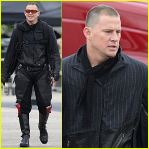 Channing Tatum Wears All Black While Shooting New Project in Boston