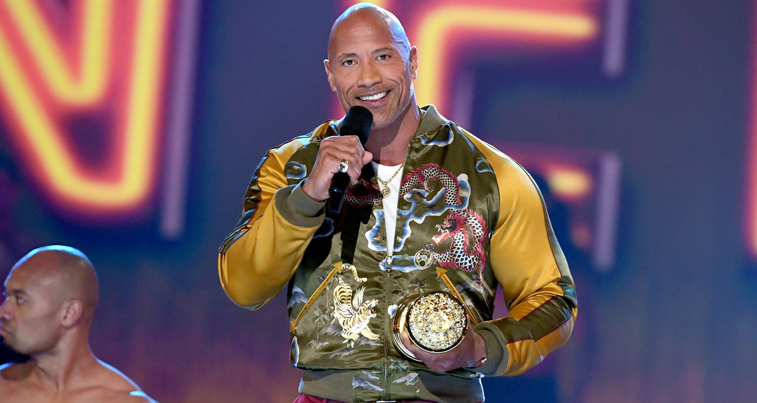 Dwayne Johnson Takes Home Generation Award at MTV Movie & TV Awards