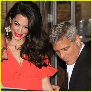 George & Amal Clooney Enjoy Dinner Together in Italy!