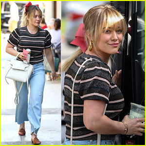 Hilary Duff Gets a Fresh New Hairdo at Nine Zero One Salon
