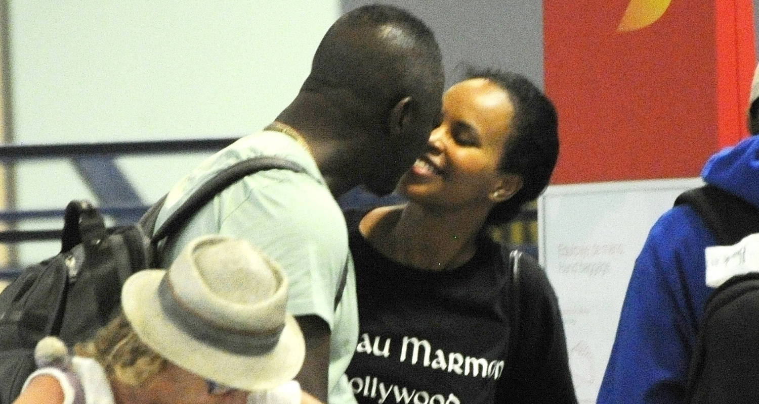 Idris Elba & Wife Sabrina Show Some PDA While Leaving Ibiza | Idris