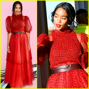 Laura Harrier Is Red Hot in Khaite at CFDA Fashion Awards 2019
