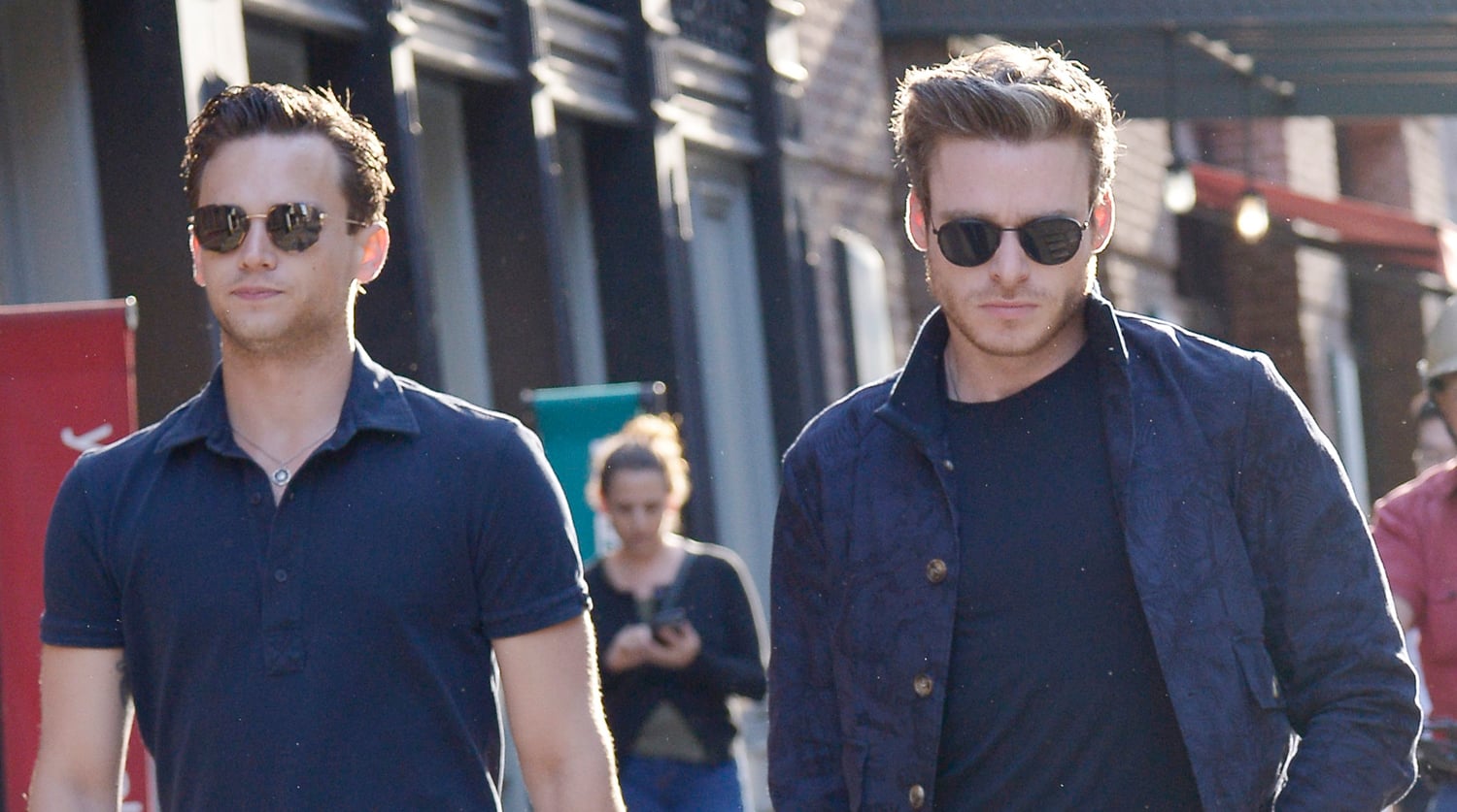 Richard Madden Reacts To Brandon Flynn Dating Speculation Brandon Flynn Richard Madden Just Jared