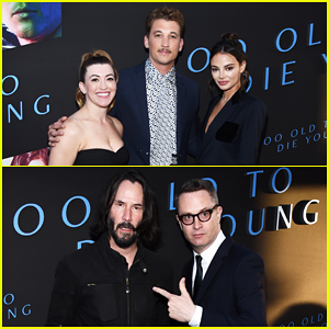 Miles Teller Gets Support from Fiancee Keleigh Sperry & Keanu Reeves at 'Too Old To Die Young' Premiere!