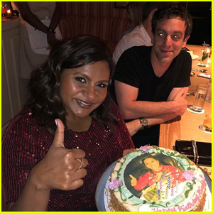 Mindy Kaling Celebrates 40th Birthday with B.J. Novak!