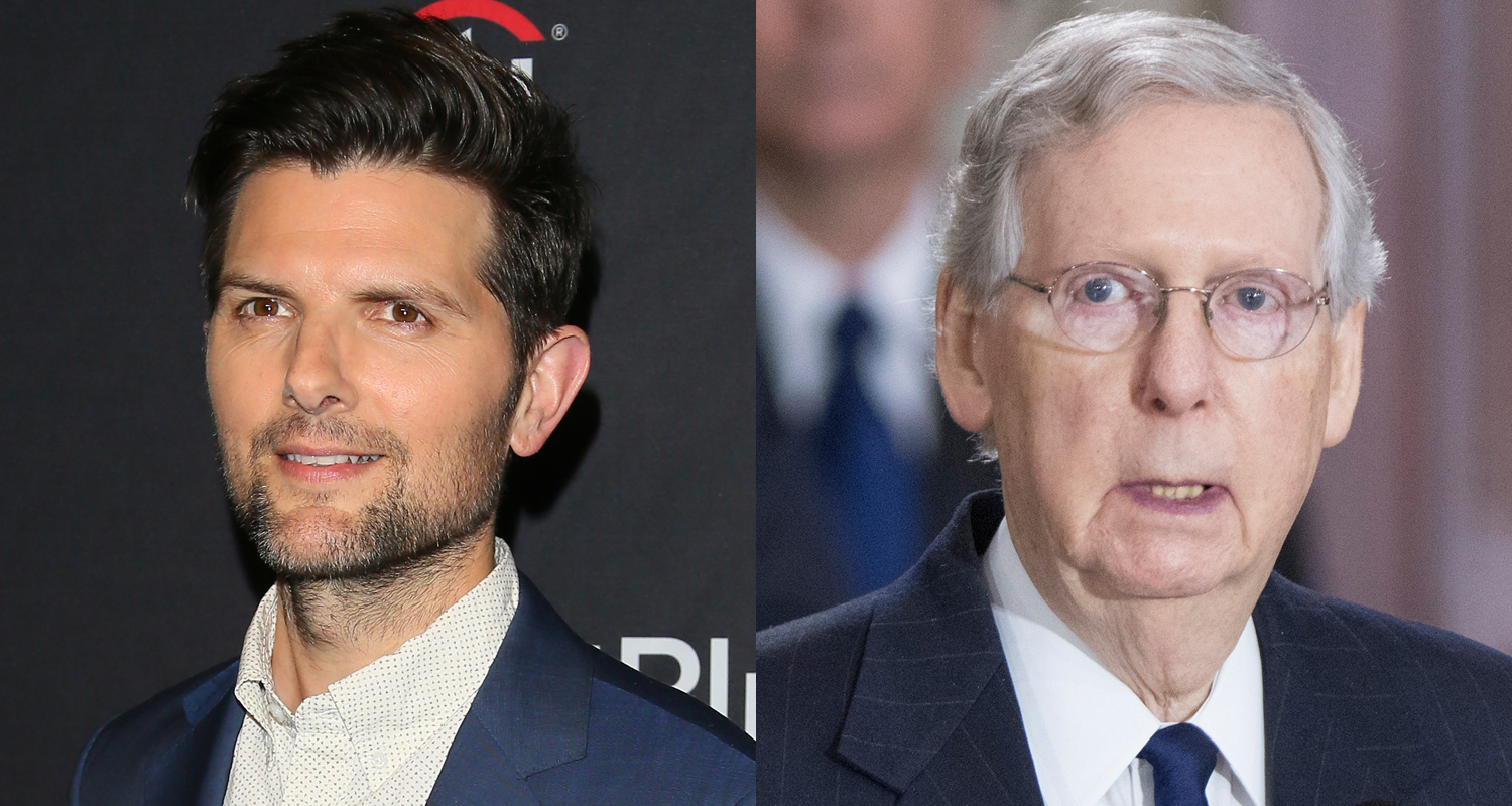 Adam Scott Slams Mitch McConnell for Using His ‘Parks & Rec’ Character