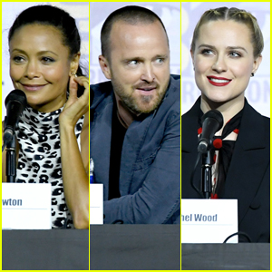 Aaron Paul Joins Thandie Newton & Evan Rachel Wood at 'Westworld' Comic-Con 2019 Panel