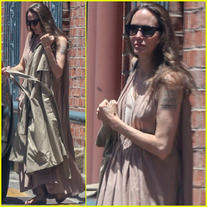 Angelina Jolie Takes a Break From Filming ‘Those Who Wish Me Dead