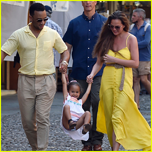These Photos of John Legend & Chrissy Teigen in Italy with Luna Are So, So Cute!
