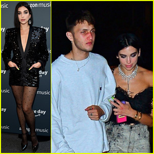 Dua Lipa & Anwar Hadid Hang Out After Her Amazon Prime Day Concert!