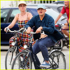 Katy Perry & Orlando Bloom Couple Up For Bike Ride in France