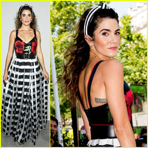 Nikki Reed Steps Out Solo for Elie Saab Paris Fashion Show!