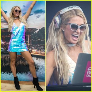 Paris Hilton Celebrates New Single 'Lone Wolves' at Tomorrowland!