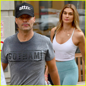 Ryan Seacrest Works Up a Sweat at Boxing Class with Mystery Woman