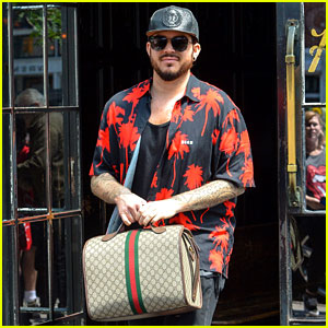 Adam Lambert Rocks a Gucci Bag While Stepping Out in NYC
