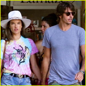 Alessandra Ambrosio & Boyfriend Nicolo Oddi Do Some Shopping in Malibu