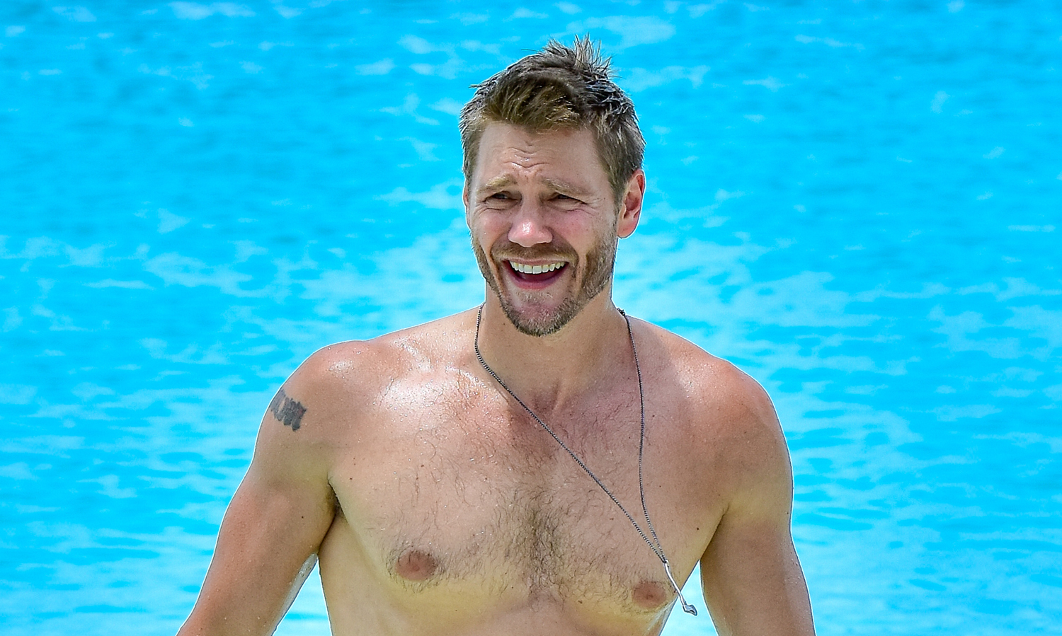 Chad Michael Murray Goes Shirtless During Trip to Turks & Caicos.