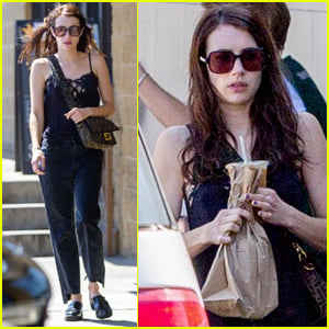 Emma Roberts Spends Her Afternoon Running Errands in Los Feliz