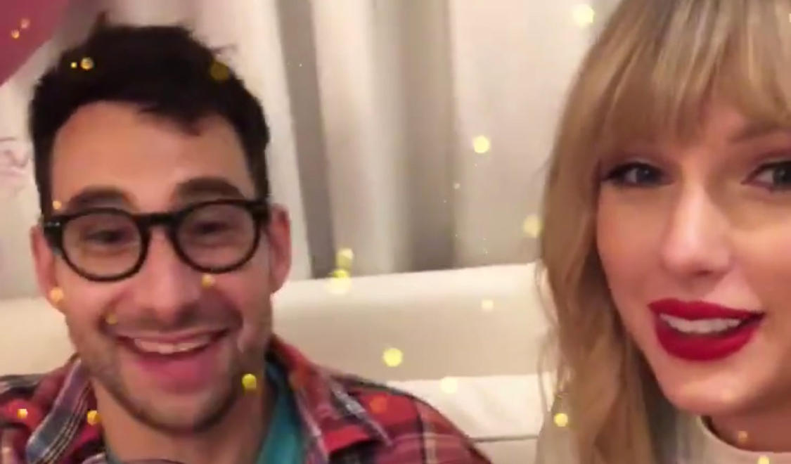 Taylor Swift Celebrates Release of ‘Lover’ with Producer Pal Jack