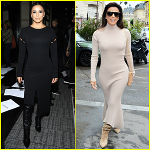 Eva Longoria Hits Paris for Guy Laroche Paris Fashion Show! | Eva