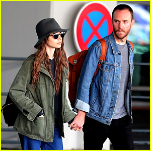 Lily Collins â€“ With her husband Charlie McDowell take a