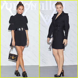 Alicia Vikander & Chloe Moretz Go All Black for Louis Vuitton Cruise 2020 Spin-Off Show!
