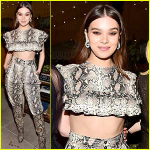 Hailee Steinfeld Slays in Snakeskin-Print Look at 'Dickinson' Premiere After-Party
