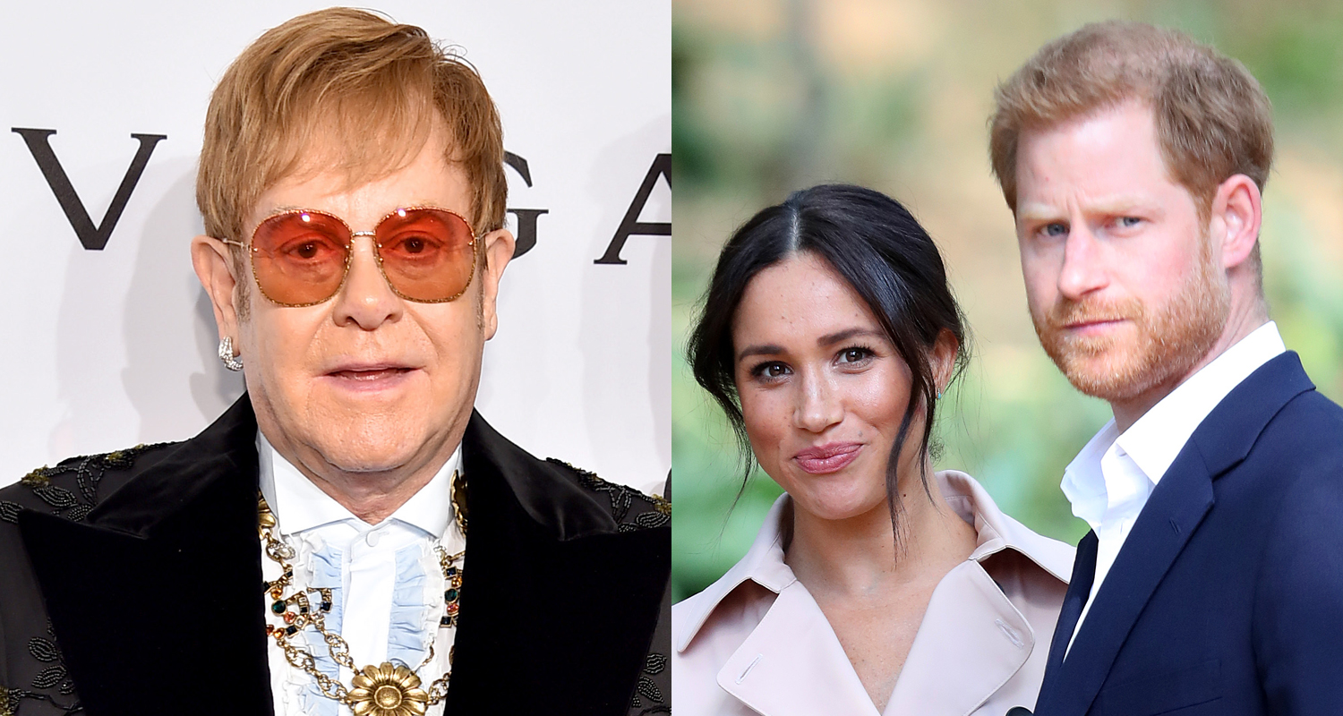 Elton John Praises Prince Harry & Meghan Markle for Their Fight Against