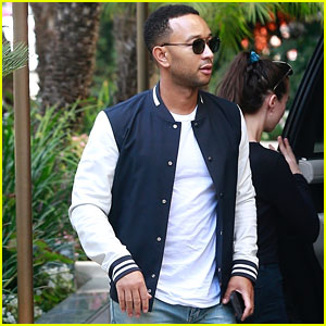 John Legend Heads to Work After Cute Piano Duet With Miles (Video)