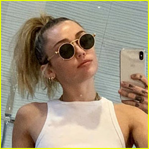 Miley Cyrus Posts Revealing Selfies in a See-Through Crop Top – See the