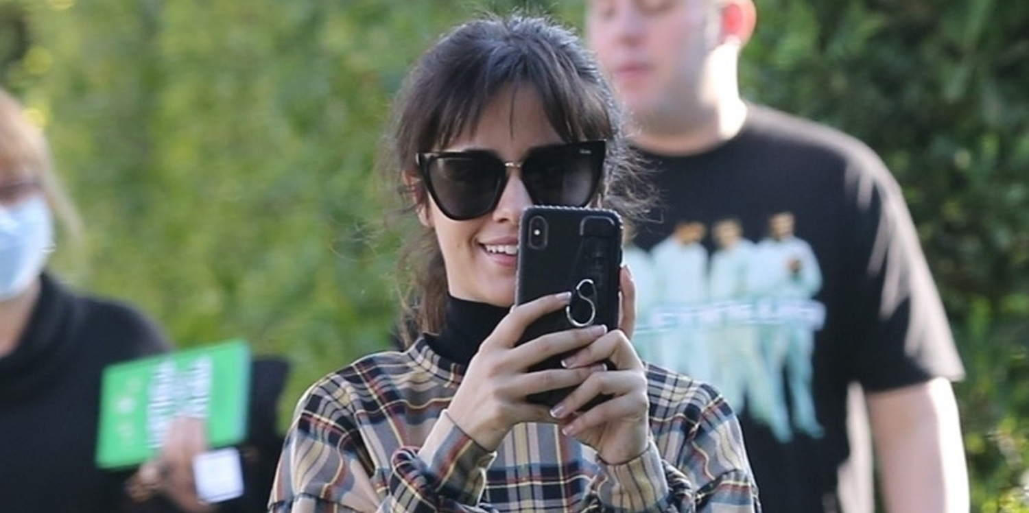 Camila Cabello FaceTimes Boyfriend Shawn Mendes During Afternoon Outing