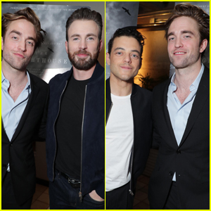 Chris Evans & Rami Malek Host Screening of Robert Pattinson's 'The Lighthouse'