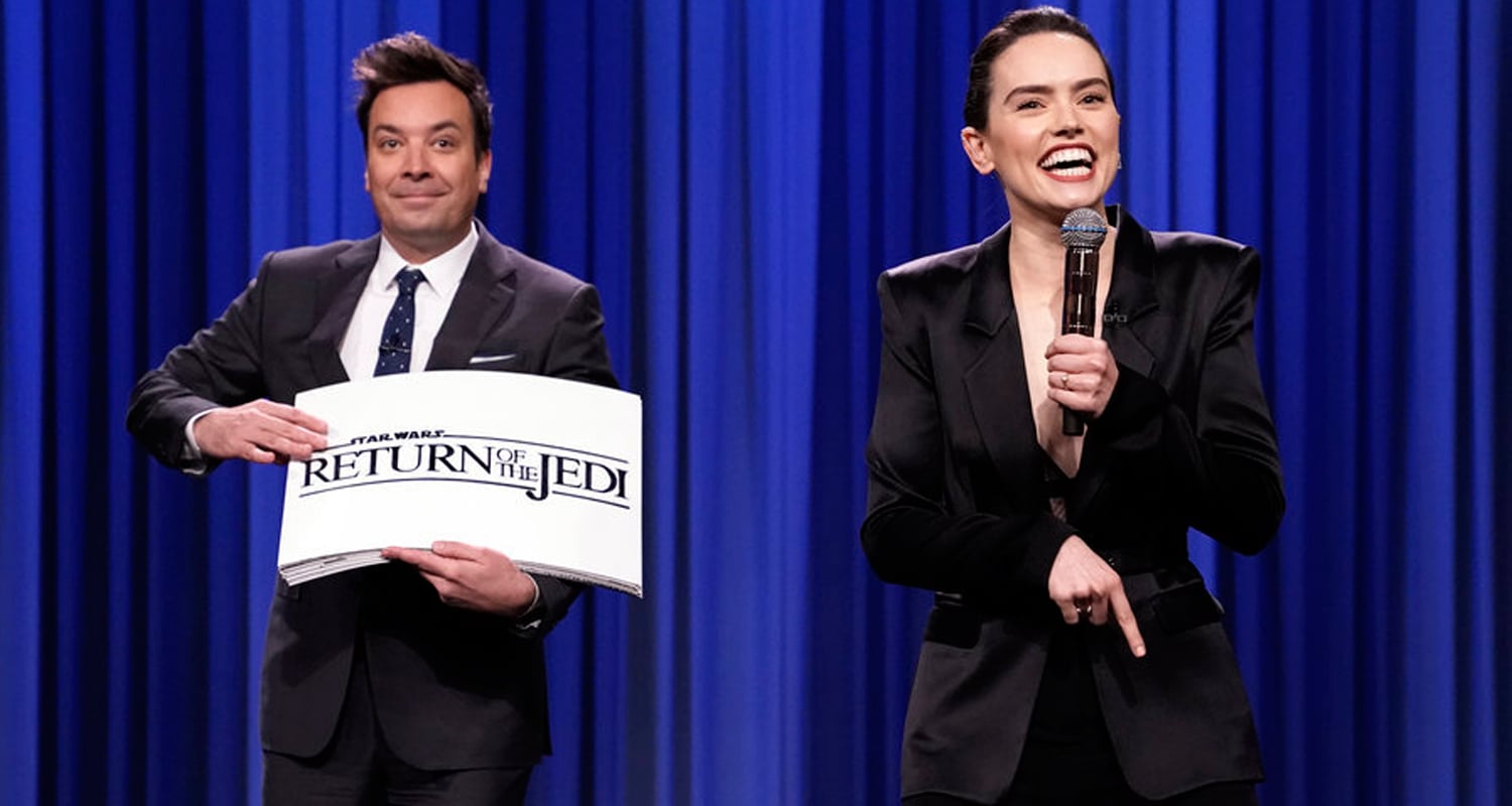 Daisy Ridley Raps Entire ‘Star Wars’ Saga on ‘Tonight Show’ in Three ...