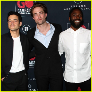 Robert Pattinson Hangs Out with Rami Malek & John David Washington at Go Gala 2019