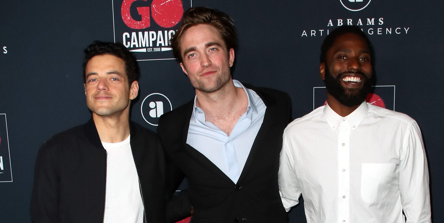 Robert Pattinson Hangs Out with Rami Malek & John David Washington at