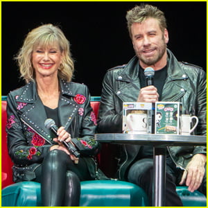 Olivia Newton-John & John Travolta Wear Their 'Grease' Costumes For The First Time In 40 Years