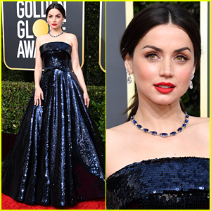 Knives Out's Ana de Armas Looks Gorgeous at Her First Golden Globes!