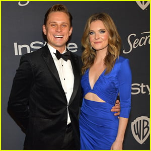Cute Couple Billy Magnussen & Meghann Fahy Glam Up for Golden Globes After Party 2020!