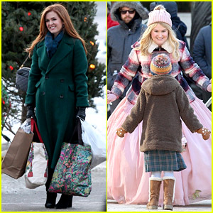 Isla Fisher & Jillian Bell Start Filming Disney+ Movie 'Godmothered' - See Set Photos!